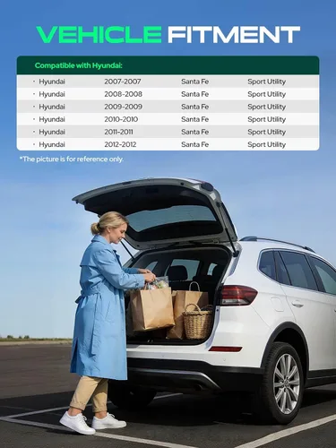 Miniatura 3 de Juego de 2 puntales de choque para portón trasero para Hyundai Santa Fe 2007-2012