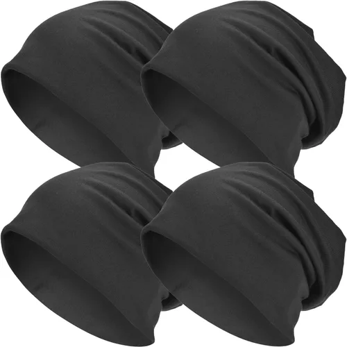 EINSKEY Gorro ligero holgado para hombres y mujeres, gorro de algodón fino de gran tamaño, gorro de quimioterapia, gorro para dormir nocturno para