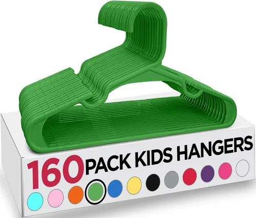 Miniatura 57 de Utopia Home Paquete de 20 Perchas para Niños - Perchas de Plástico para Bebé de 11.5 Pulgadas para Armario - Perchas para Niños para Ropa y Percha