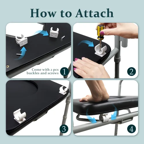 Miniatura 5 de Cojín de asiento cómodo, esponja súper suave acolchada para silla cómoda para ancianos/discapacitados/discapacitados, sillas de ruedas de ducha