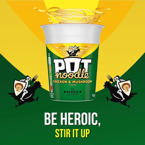 Miniatura 4 de Pot Noodle Pollo y Champiñones 3.17 oz (Paquete de 12)