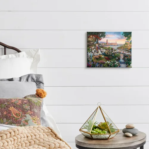 Miniatura 6 de Thomas Kinkade Studios Disney 101 Dalmatians - Lienzo envuelto en galería de 8 x 10 pulgadas