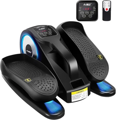 Miniatura 8 de Under Desk Elliptical Machine, Leg Exerciser for Seniors Adults, Adjustable Speeds Elliptical Trainer with Remote, Quiet & Portable Mini Seated