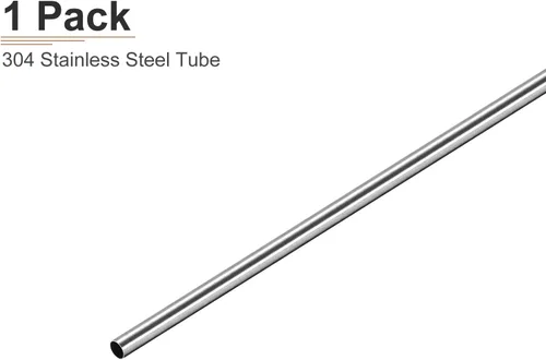 Miniatura 6 de DTGN Tubo de acero inoxidable 304 de 0.157 in x 0.008 in x 9.843 in (ODxWall TxL) - 1 paquete - Bueno para equipos de maquinaria - Tubos de metal