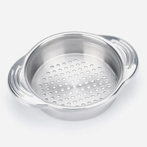Miniatura 2 de Prensa coladora de atún, colador de latas de atún de acero inoxidable de grado alimenticio para atunes de tamaño regular y cuello ancho, paquete de 1
