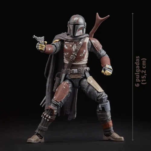 Miniatura 4 de STAR WARS The Black Series The Mandalorian, Figura de juguete de acción coleccionable a escala de 15 cm, juguetes para niños a partir de 4 años
