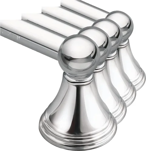 Miniatura 11 de Colección Moen Preston Soporte para Papel Higiénico de Un Solo Poste Níquel Cepillado Resistente a Manchas, Soporte para Rollo de Papel Higiénico