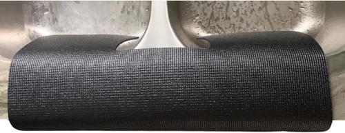 Miniatura 7 de Protector de bordes para fregadero de cocina de un solo fregadero (13.5" x 23") - Gris