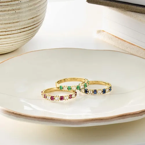 Miniatura 4 de RS Pure by Ross-Simons 0.30 ct. t.w. Ruby and .10 ct. t.w. Diamond Ring in 14kt Yellow Gold