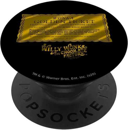 Miniatura 6 de Willy Wonka y la fábrica de chocolate, los PopSockets Golden Ticket MagSafe PopGrip para iPhone