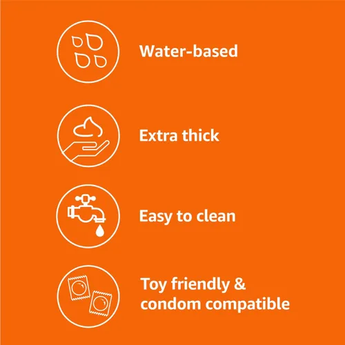 Miniatura 3 de Amazon Basics Jelly - Lubricante a base de agua, 4 onzas líquidas, lubricante personal de gel extra grueso, fácil de limpiar, apto para juguetes