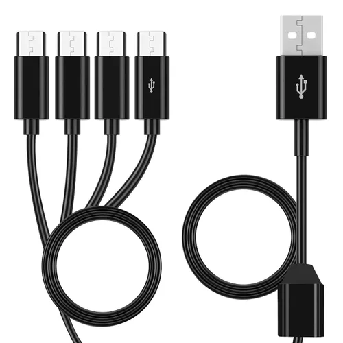 Miniatura 9 de UCEC Cable de carga doble micro USB Splitter que alimenta hasta dos dispositivos micro USB a la vez desde un solo puerto USB (paquete de 1)