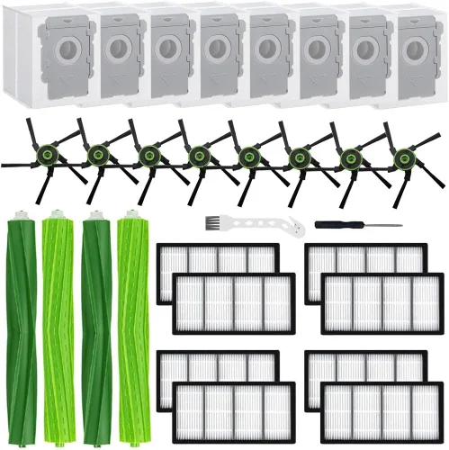 Miniatura 8 de Juego de 4 accesorios de repuesto de cepillo de goma principal s9 para iRobot Roomba s9 (9150) s9+s9 Plus (9550) s Series Aspiradora