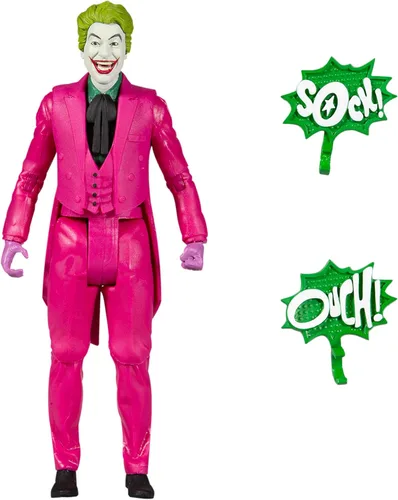 Miniatura 5 de McFarlane Toys TM15032 DC Retro 6 pulgadas WV1-Batman 66-El Joker, multicolor