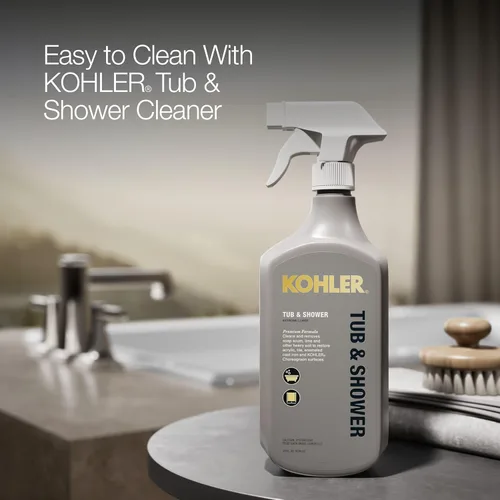 Miniatura 12 de KOHLER 850-0 Tea-for-Two - Bañera de hierro fundido de 60 x 32 pulgadas, para alcoba o empotrada, diseño espacioso, superficie antideslizante