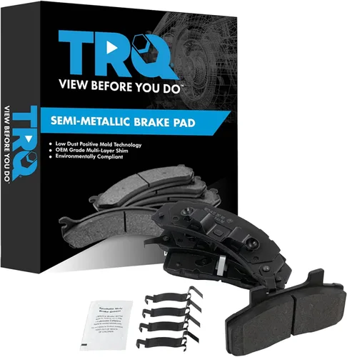 Miniatura 19 de TRQ Pastillas de freno delanteras semi metálicas compatibles con Ford Expedition 2018-2021 F-150 2018-2020 Lincoln Navigator 2018-2022