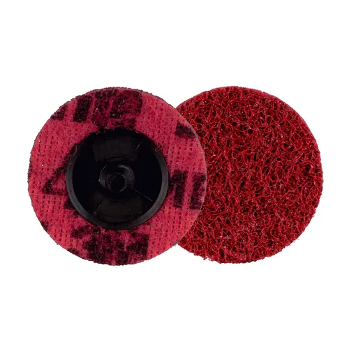 Miniatura 13 de Scotch-Brite Disco acondicionador de superficie de precisión, Roloc TR, mediano, cerámica, fibra no tejida, fácil cambio, 1 pulgada, 50