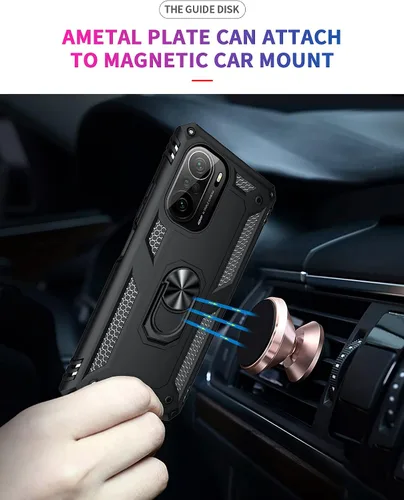Miniatura 5 de Funda para Xiaomi Foco F3, con soporte giratorio para Xiaomi Redmi K40 5G M2102J2SC / Redmi K40 Pro 5G M2012K11C / Redmi K40 Pro+ 5G M2012K11AC / Mi