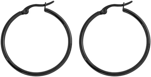 Miniatura 3 de Edforce - Arracadas de acero inoxidable (20-60mm de diámetro)