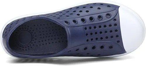 Miniatura 5 de Nihaoya Zuecos de jardín para niños, zapatos de agua, sandalias de playa para niños y niñas, pantuflas para bebés, niños pequeños, niños pequeños