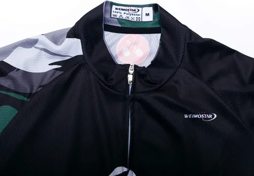 Miniatura 105 de Weimostar Hombre Ciclismo Jersey Manga Corta Bicicleta Ropa Multicolor Diamante