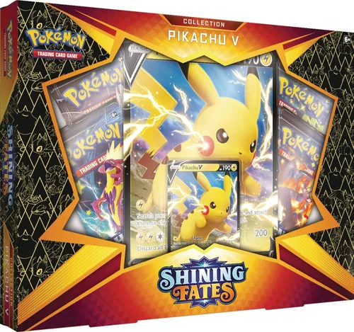 Pokémon TCG: Caja de la colección Destinos Brillantes Pikachu V