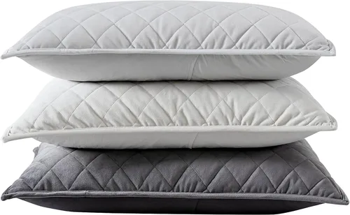Miniatura 13 de Vera Wang - Juego de edredón tamaño Queen, juego de ropa de cama súper suave con fundas a juego, elementos esenciales modernos para la habitación