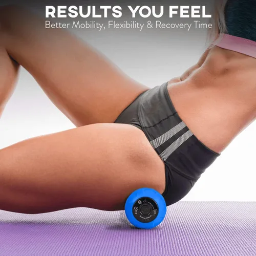 Miniatura 5 de Rolling With It Bola de masaje vibratoria de maní – Terapia de punto de activación de tejido profundo, liberación miofascial – de mano, inalámbrica