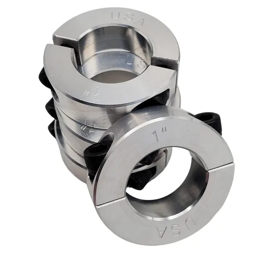Miniatura 16 de Diámetro de orificio de 0.50 pulgadas - Abrazadera del collar de eje de dos piezas - Aluminio 2024 (paquete de 4)