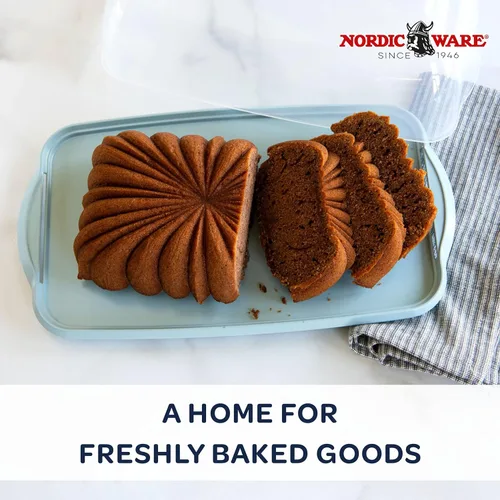 Miniatura 10 de Nordic Ware Porta pasteles, paquete de lujo, transparente