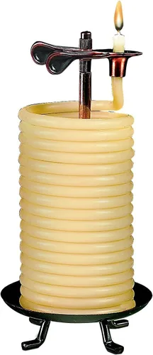 Miniatura 18 de Candle by the Hour Recambio de vela de citronela de 80 horas, cera de abeja natural ecológica con mecha de algodón, amarillo
