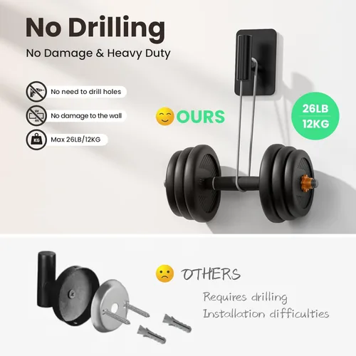 Miniatura 4 de Aikzik Ganchos Negros para Colgar de Alta Resistencia, Ganchos de Pared para Ducha, Baño, Toalla, Abrigo, Bata, Ganchos Adhesivos Impermeables