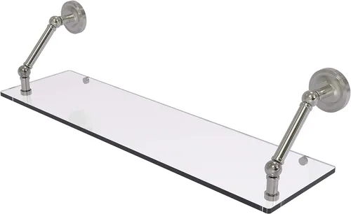 Miniatura 32 de Allied Brass PR-1/22-ORB Pr - Estante de vidrio con bordes biselados de 1 pulgada, 22 pulgadas, bronce aceitado