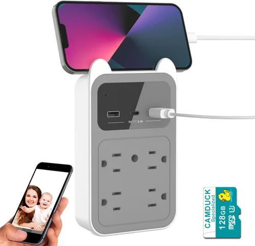 Miniatura 7 de Cámara de salida mejorada 2026 – Mini cámara de seguridad inalámbrica HD 2K con detección de movimiento – Gran angular de 120° para seguridad