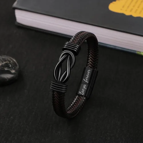 Miniatura 4 de JoycuFF Regalos para hombres, regalos para el día del padre, pulseras de cuero, regalo de cumpleaños para papá, novio, marido, nieto, hermano, hijo