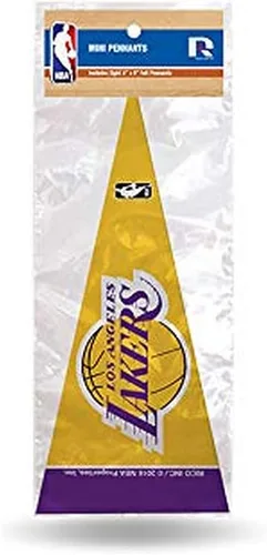 Miniatura 11 de Rico Industries NBA - Juego de mini banderines de fieltro de 4 x 9 pulgadas (incluye 8 piezas)
