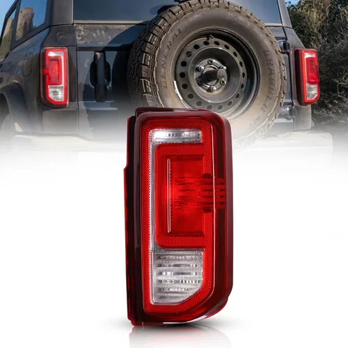 Miniatura 12 de Luz trasera compatible con Ford Bronco 2021-2025 OE estilo halógeno modelo halógeno de repuesto de la lámpara trasera del lado del conductor