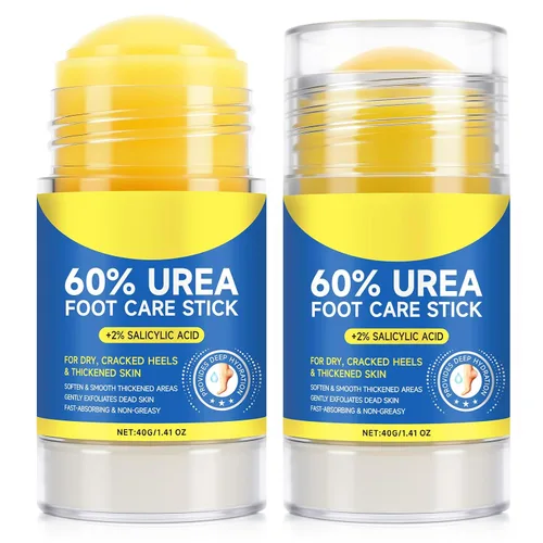 Liefiet Crema de urea 60% hidratante para el cuidado de los pies, paquete de 2 unidades, 1.41 onzas líquidas crema hidratante para pies y manos