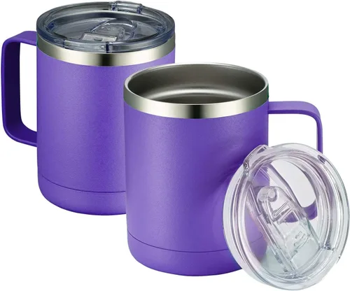 Miniatura 30 de MEWAY - Taza de café con asa, vaso térmico
