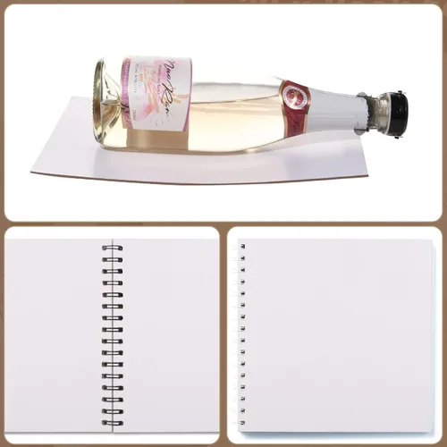 Miniatura 5 de 20 Piezas Tablero para Libros, Tablero de Encuadernadores Cartón Prensado Tablero para Libros de Diseño Kraft Láminas de Cartón Prensado de Servicio