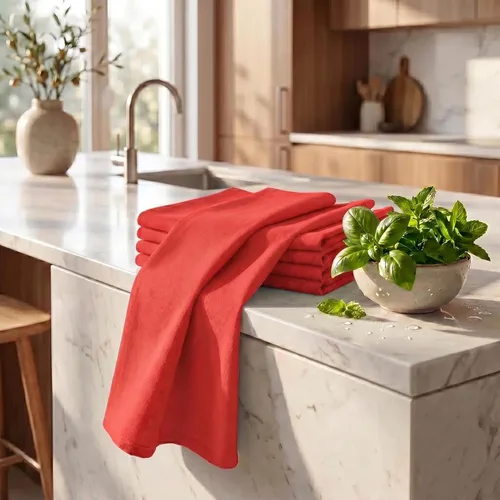 Miniatura 345 de Urban Villa Toallas de cocina 100% algodón para cocina (juego de 6) 20"x30" toallas de cocina altamente absorbentes, juego de ropa de cocina
