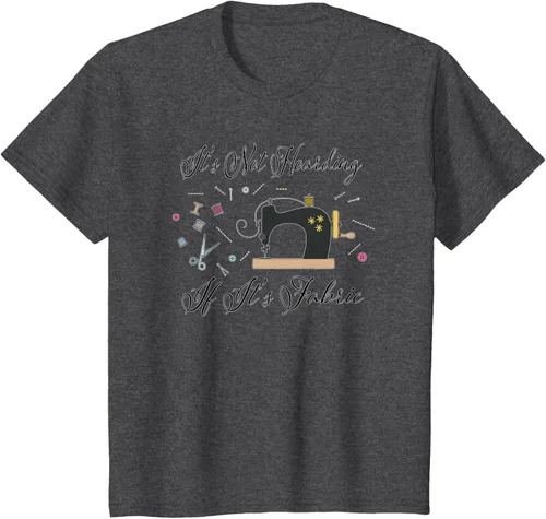 Miniatura 41 de It's Not Hoarding If Its - Camiseta de costura para acolchado, Blanco, S