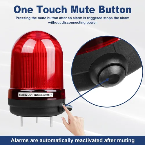 Miniatura 3 de Alarma de bomba de sumidero, alta detección de fugas de agua, con alarma fuerte de 110 dB e indicador LED, cable de sonda de 5 pies, adecuado