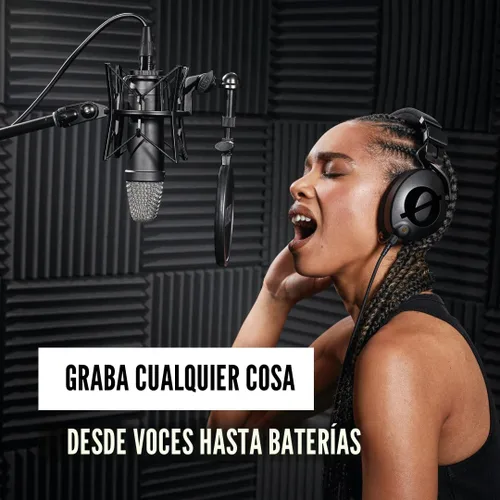 Miniatura 7 de RØDE NT1 Signature Series Micrófono condensador de gran diafragma con soporte de choque, filtro pop y cable XLR para producción de música, grabación