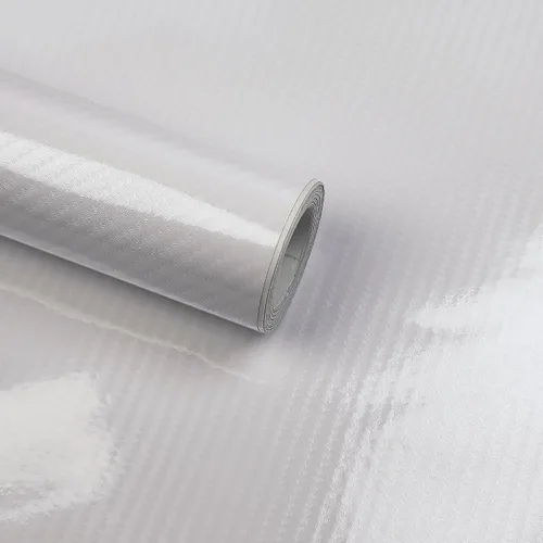 Miniatura 10 de Lypumso Rollo de vinilo de fibra de carbono 6D, película brillante para automóvil con tecnología de liberación de aire sin burbujas, decoración