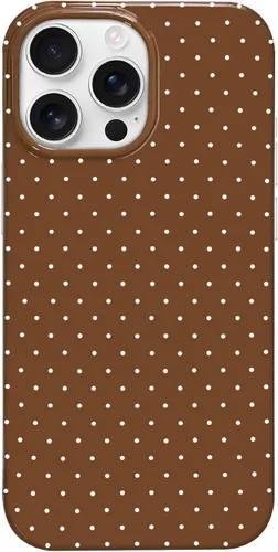 Miniatura 67 de Hython Funda para iPhone Air, diseño estético de lunares lindos, funda simple de 6.5 pulgadas, delgada, antiarañazos, parachoques de TPU suave, a