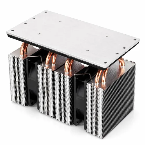 Luqeeg Enfriador termoeléctrico, Módulo de enfriamiento Peltier de 12 V 240 W, Sistema de refrigeración de semiconductores portátil, Radiador de