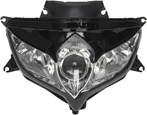 Miniatura 26 de Conjunto de faros delanteros de motocicleta compatible con Honda CBR1000RR 2004 2005 2006 2007 motocicleta plástico faro delantero faro delantero