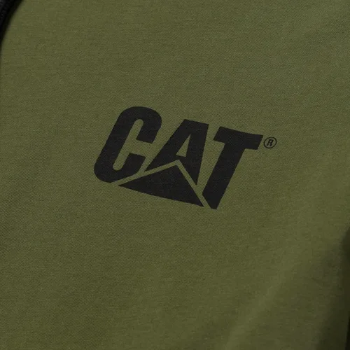 Miniatura 46 de Caterpillar Camisas largas con capucha para hombre con protección UPF 50, control de humedad y logotipo de gato en la manga