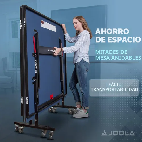 Miniatura 4 de JOOLA Inside Professional MDF Indoor Ping Pong Table with Quick Clamp Table Tennis Net and Post Set - 10 Minute Easy Assembly - Tournament Quality